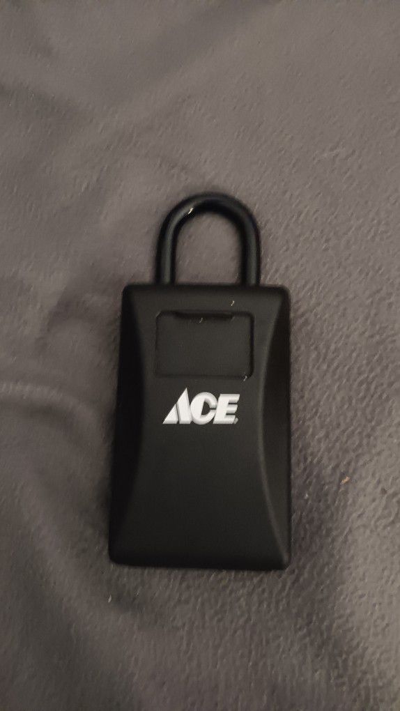 Ace 3.15 in. W Aluminum 4-Dial Combination Lock Box


