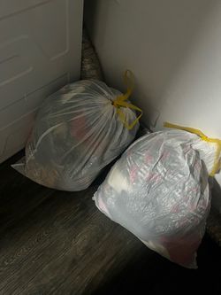 Bags of women’s cute clothes