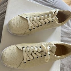 Original Ostrich Leather Shoes 