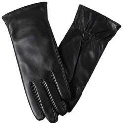 New Warm Fleece Lining Touchscreen Texting Driving Winter Womens Leather Gloves Small