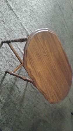 vintage walnut table