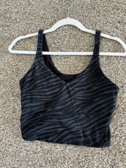 Lululemon Crop Top/ Built In Bra Size 6