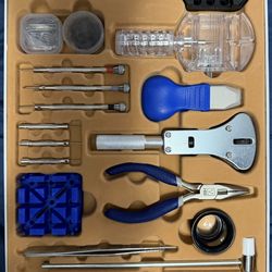 155pcs watch repair tool kit