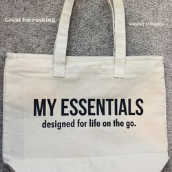 Large Zipper tote bag 