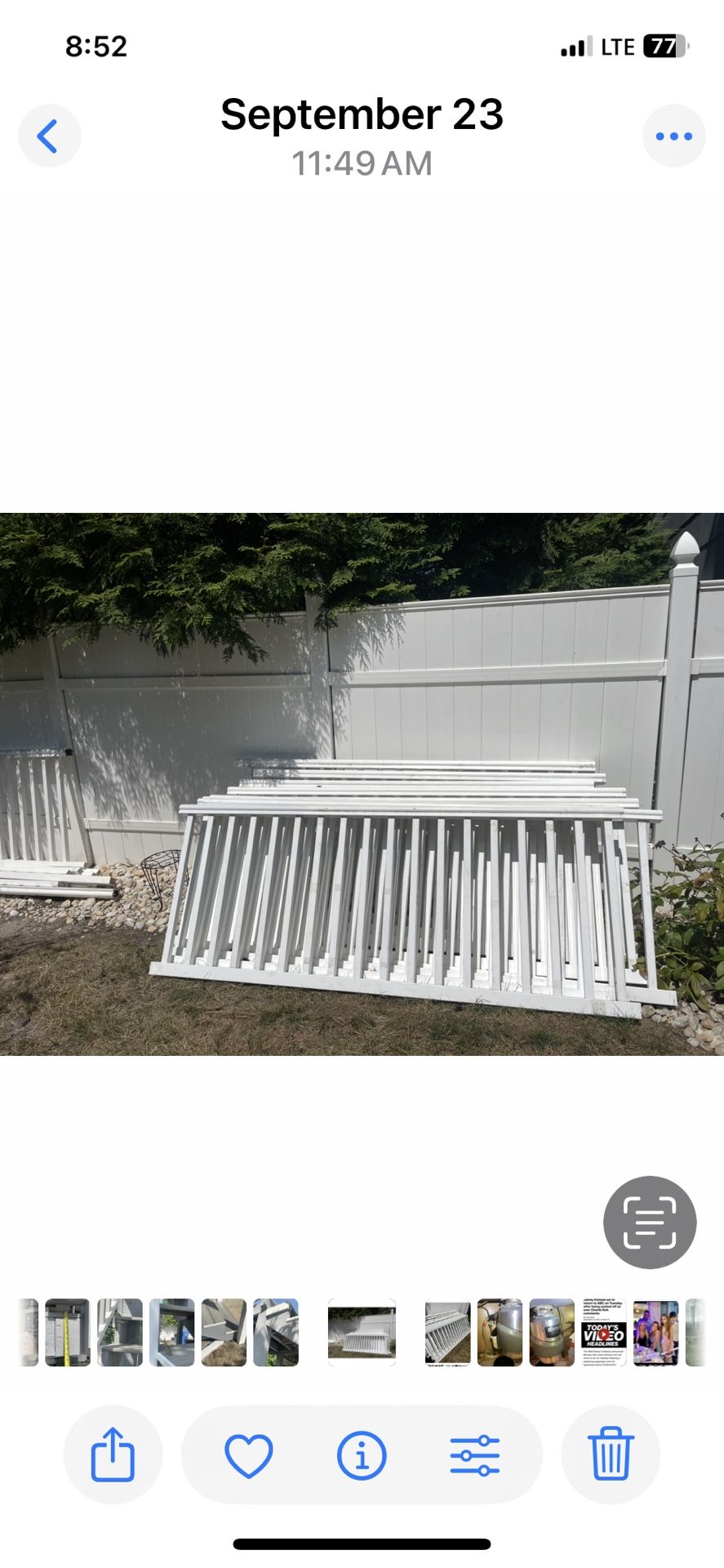 WHITE PVC DECK RAILING