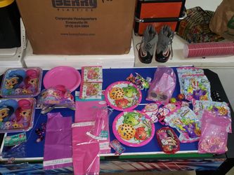 Shopkins, ninja turtle, shimmer and shine party supplies