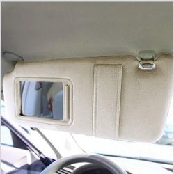 Sun Visor Beige OE Style Interior Left Driver Sunshade Compatible with 2007-2011 Toyota Camry