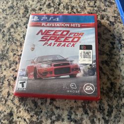 Need For Speed PS4 Game 