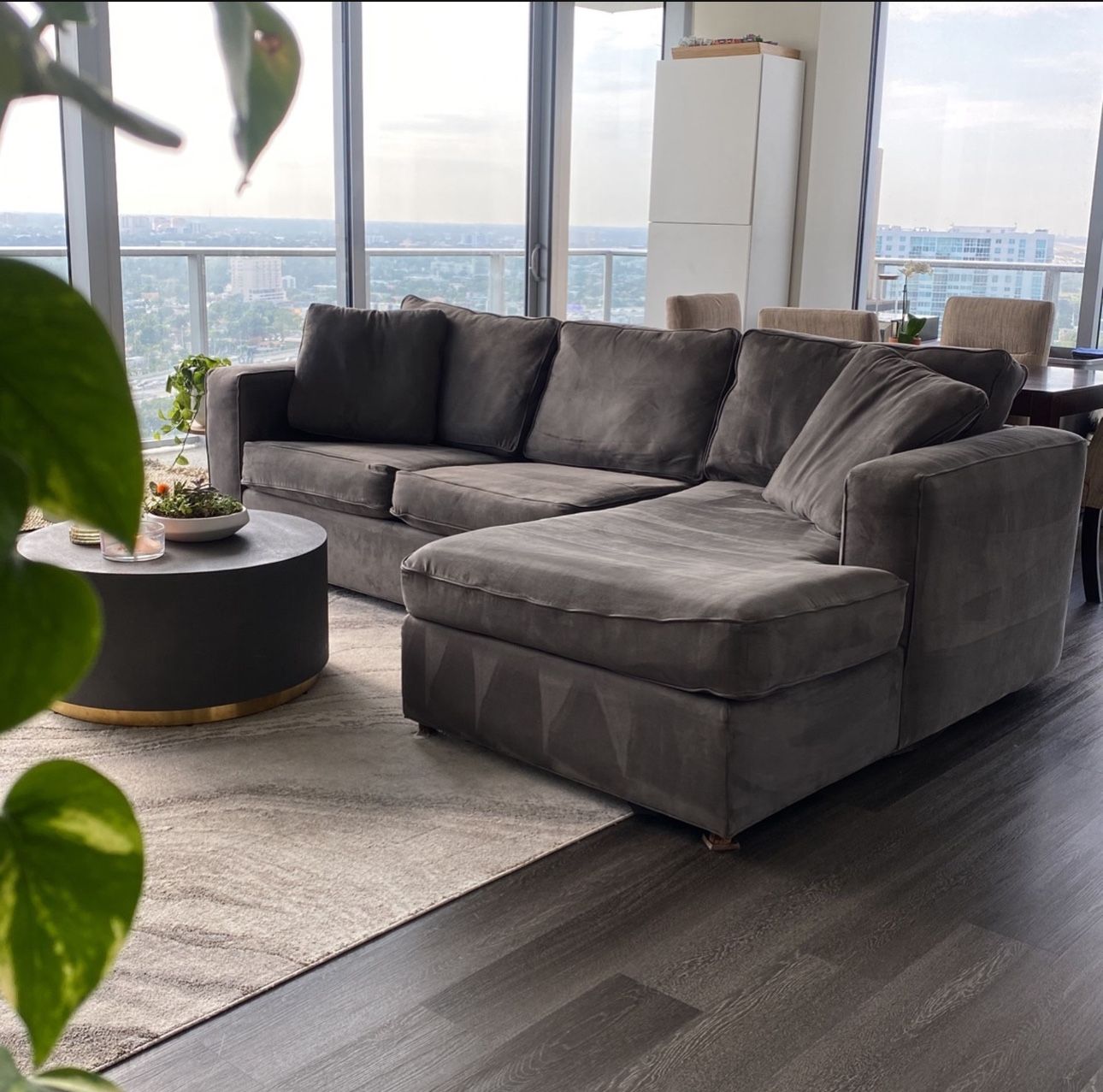 Gray Sectional Couch for Sale in Pompano Beach, FL - OfferUp