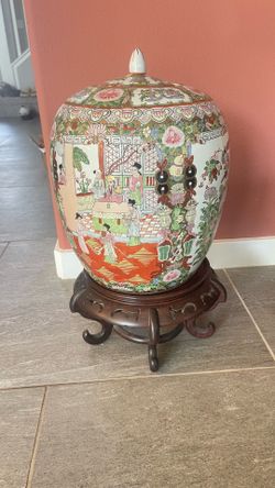 Asian ginger jar
