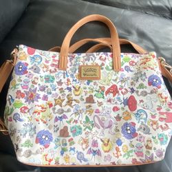 Loungefly Pokémon Tote Bag Purse 151 Pokémon All Over Print RARE