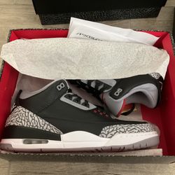 2018 Jordan 3 Black Cement Men’s Size 13 
