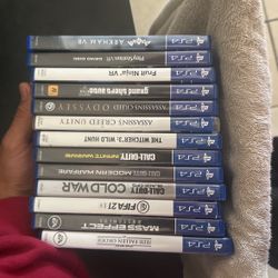 PS4 Game Lot 