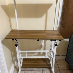 Adjustable Rolling Desk
