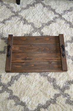 Rustic Wood Serving Tray