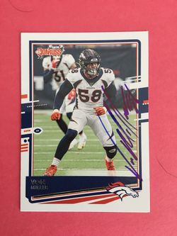 Autograph Card Signed By Von Miller.