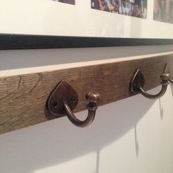 coat racks Made From Wine Stave