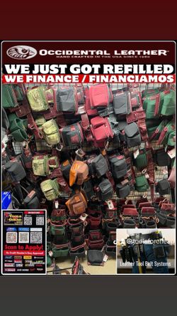 OCCIDENTAL LEATHER TOOL BELTS $399 set