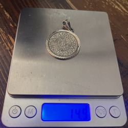 Azteca Silver Pendant 