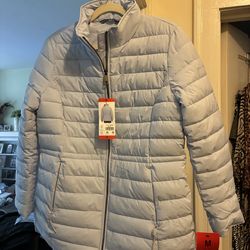Women’s Coat - Nautica Brand-Ice Blue - Size Medium