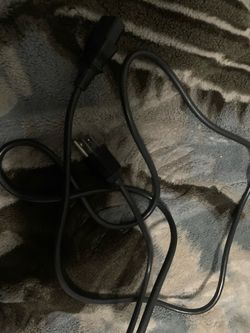 Black Figure-8 Power Cord Cable