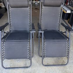 2 Camping Zero Gravity Chairs