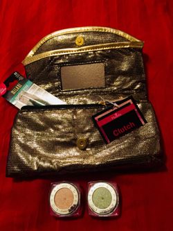 New (3 Piece) Makeup Clutch with 2”L’Oréal”Sparkling Eyeshadows & 1“MILLANI” Eyeshadow Pencil ($12)