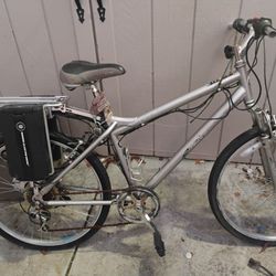 old school electric bike