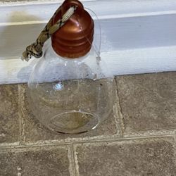 Copper And Glass Hanging Glass Terrariums 