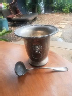 Leonard 80's silver plated large champagne bucket