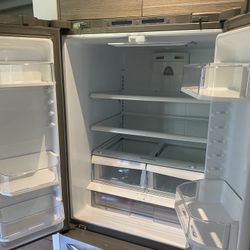 LG French Door Fridge Like New, Cleaned, Stainless Steel