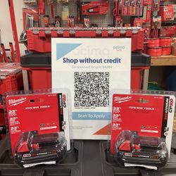 Milwaukee M18 18-Volt 2.0 Ah Lithium-Ion Compact Battery $59 EACH 