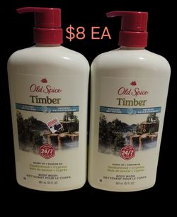 OLD SPICE TIMBER BODY WASH $8EA
