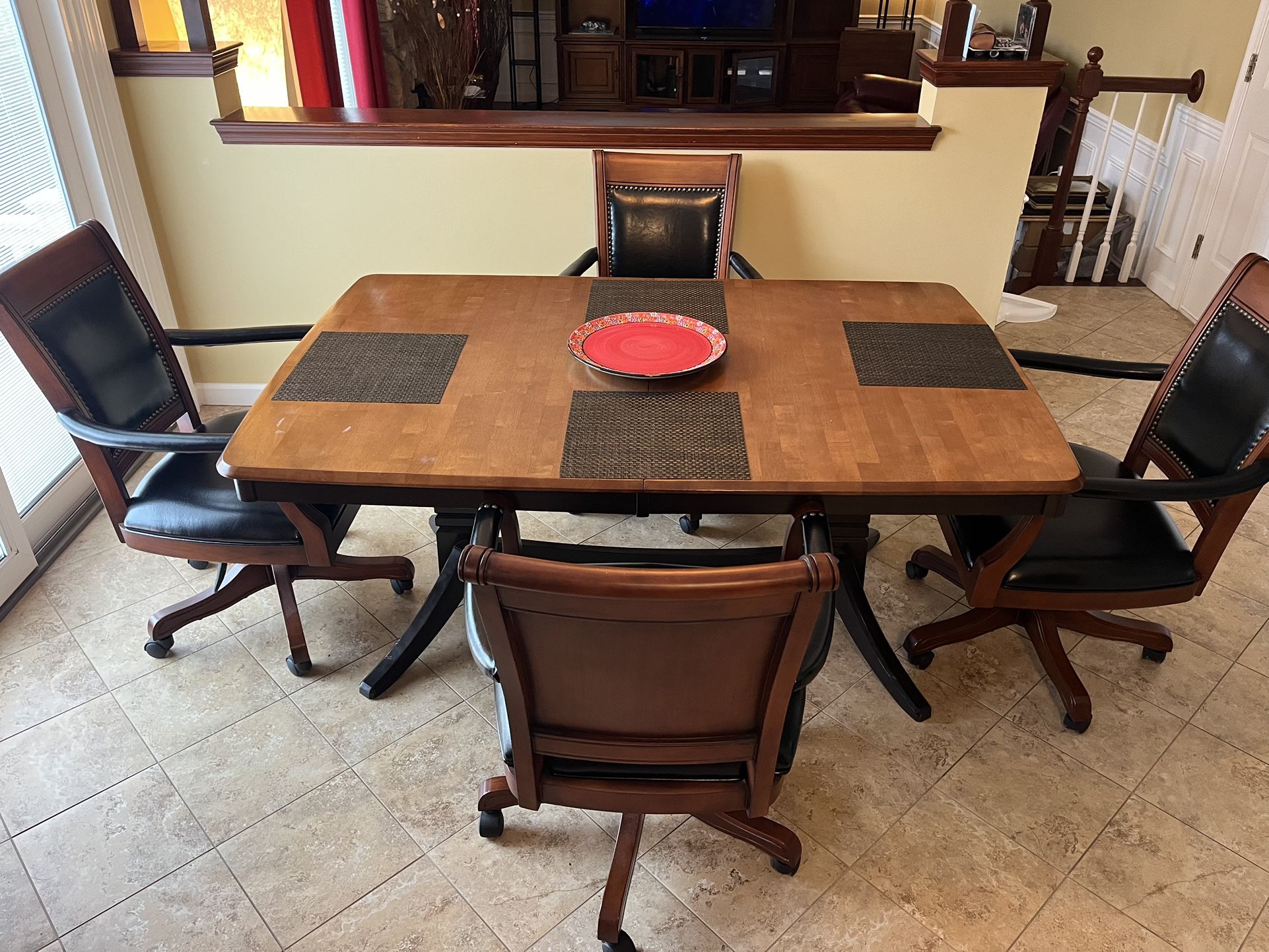 Solid Wood Kitchen Or Dining Room Table