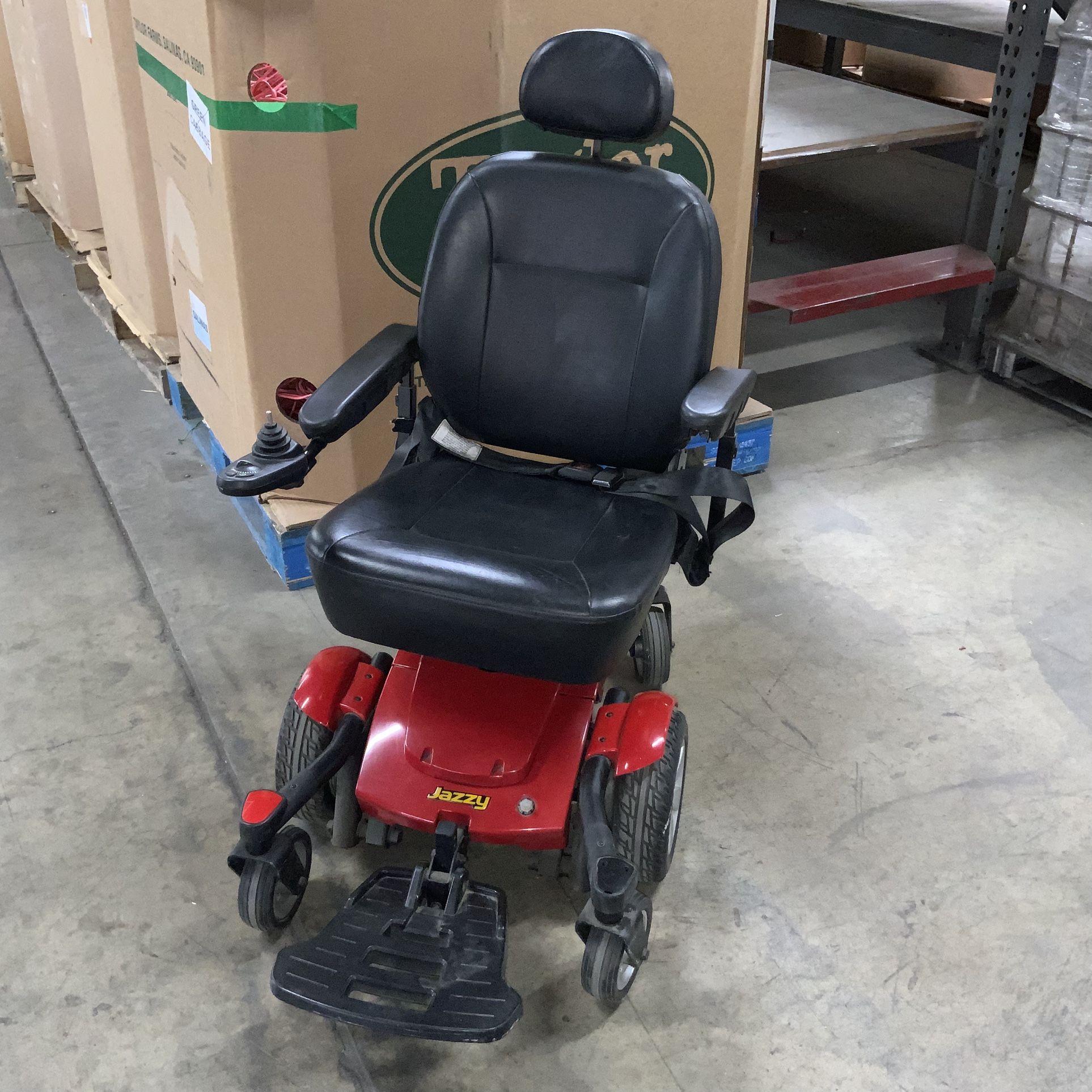 Pride Mobility Jazzy 6 Scooter, Electric Power Wheelchair, 300 LB Weight Capacity, NO Batteries NO Charger.
