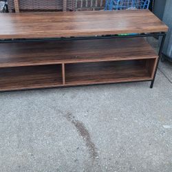 Wood Grain Media Console