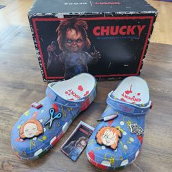 Chucky Collector Halloween Crocs New