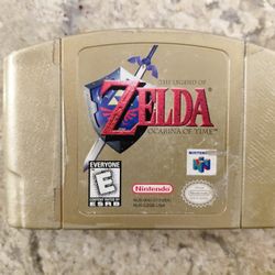 Nintendo 64 Legend of Zelda: Ocarina of Time Gold 