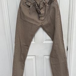 501 Levi’s Brown Jeans 34x32