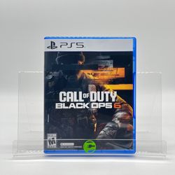 Call Of Duty: Black Ops 6 (Sony PlayStation 5 PS5, 2024)