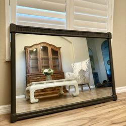 Large Solid Wood Mirror