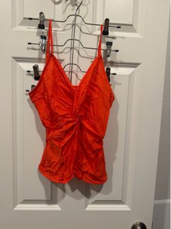 Brunt orange tank top