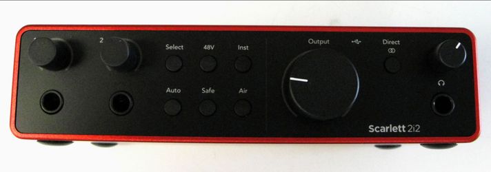 FOCUSRITE SCARLETT 2i2 AUDIO INTERFACE 4TH GENERATION