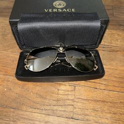 New Versace Gold Sunglasses — Gold Lenses — Model 2225 — In Box — $150 OBO