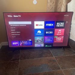 New Roku Tv 55in Flatscreen 