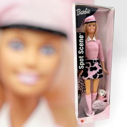 2001 Barbie Spot Scene #53964 NRFB w Dalmatian Puppy Mattel Y2K Collectible