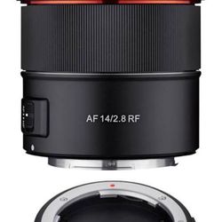 [Wanted] Samyang AF 14mm f/2.8 Canon Rf mount & lens station (usb dock)
