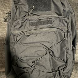 Black Military Style Backpack 