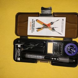 Cordless Soldering iron and solder