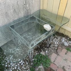 Glass Table With Base